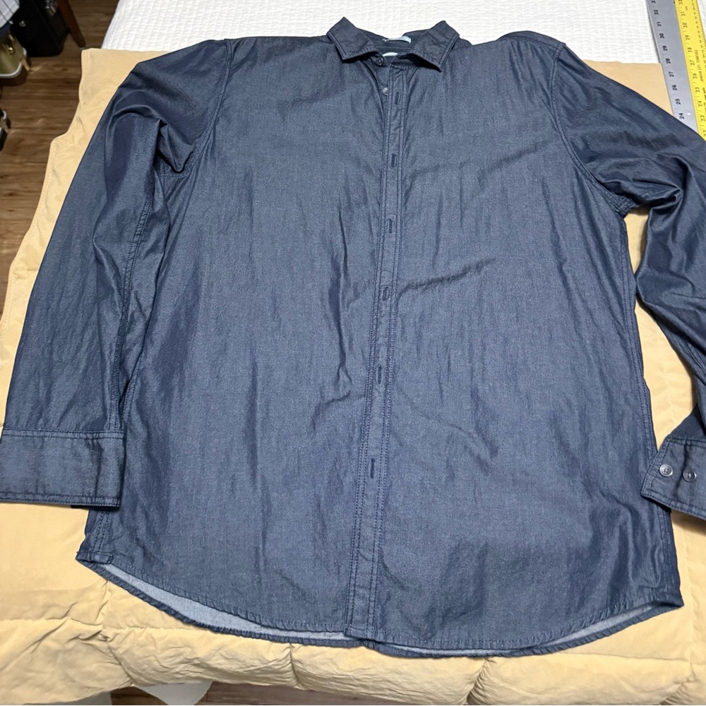 Calvin Klein Blue Casual Button Down Shirt